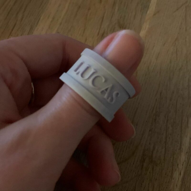 3D print af guldring